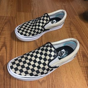 Checkered Slip Ons Vans